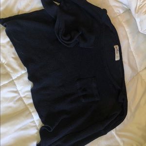 Long sleeve off the shoulder!